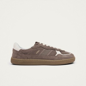 Tb.00 Barefoot Rife Taupe Leather Sneakers from Alohas