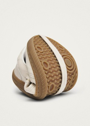 Tb.00 Barefoot Cream Leather Sneakers from Alohas