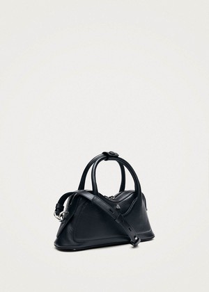 Hilma Mini Black Leather Bag from Alohas