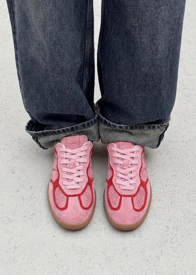 Project Cece | Tb.490 Rife Sea Pink Leather Sneakers