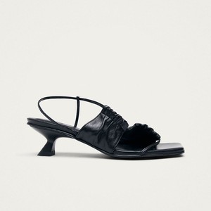 Juniper Black Leather Sandals from Alohas