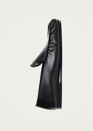 Gabe Vintage Effect Brown Leather Loafers from Alohas