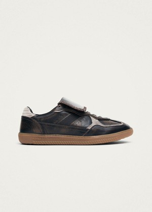 Tb.490 Club Vinyl Vintage Effect Brown Leather Sneakers from Alohas