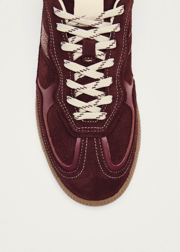 Tb.490 Rife Burgundy Cream Leather Sneakers from Alohas