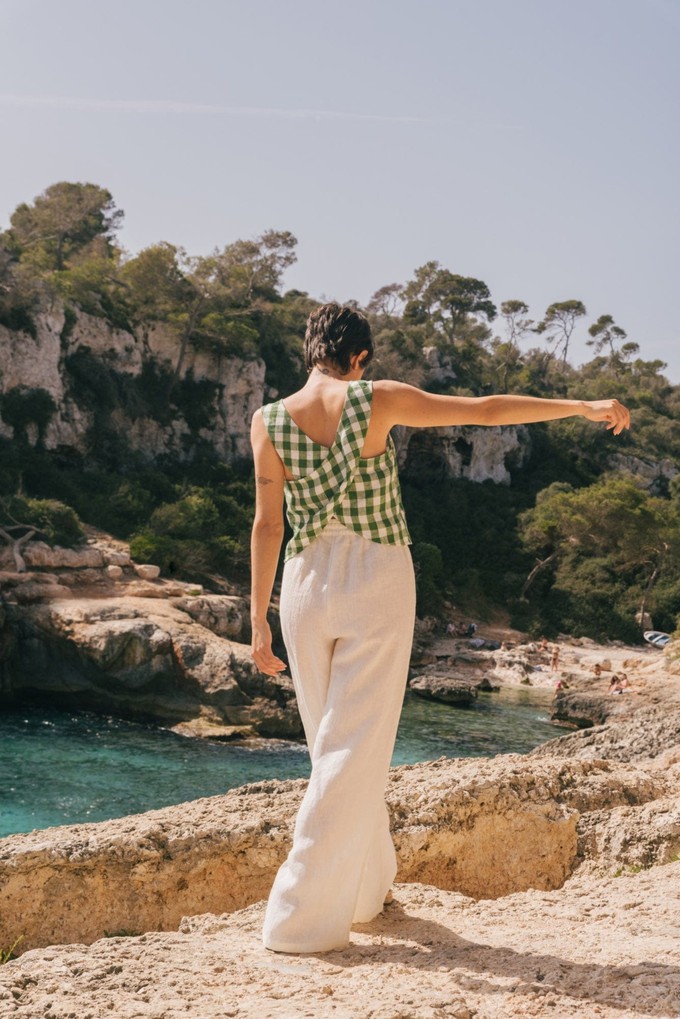 LEAH pants in White from AmourLinen