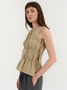 Eloise Gathered Top via AmourLinen