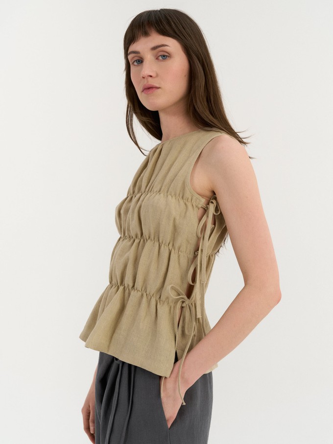 Eloise Gathered Top from AmourLinen