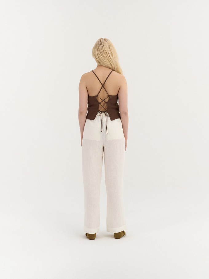 Ava Lace-Back Top from AmourLinen
