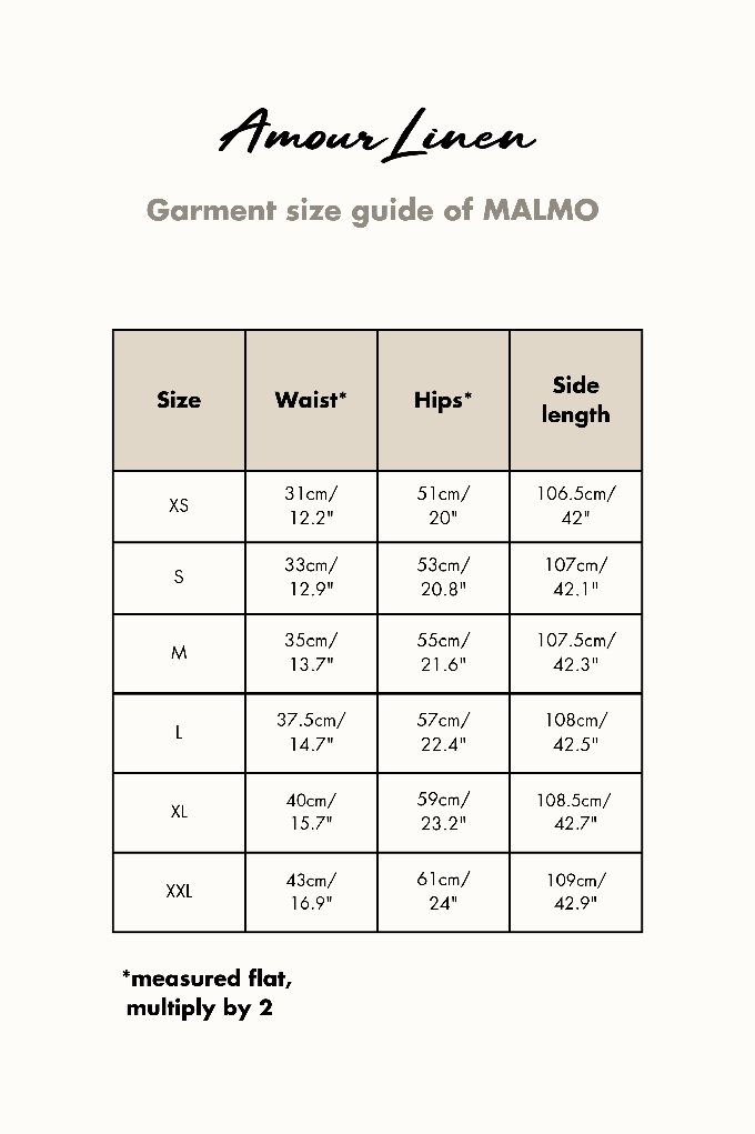 MALMO pants in White from AmourLinen