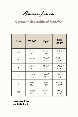 MALMO pants in White from AmourLinen