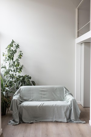 Linen couch cover from AmourLinen Linen couch cover from AmourLinen