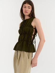 Eloise Gathered Top via AmourLinen