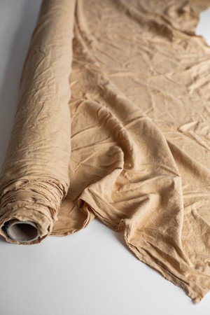 Mustard 95" / 240 cm linen fabric from AmourLinen