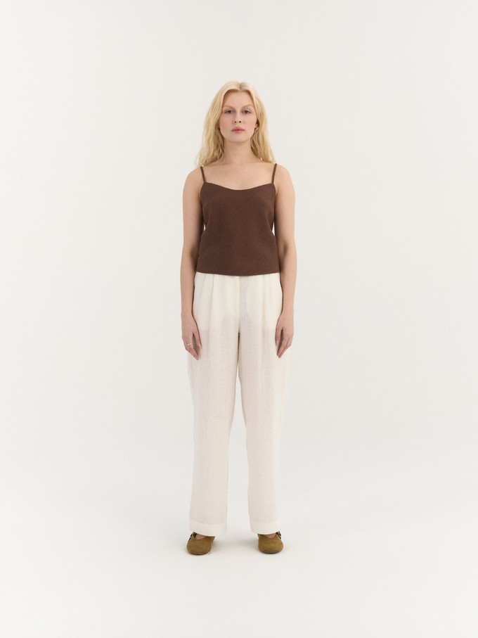 Ava Lace-Back Top from AmourLinen