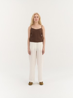 Ava Lace-Back Top from AmourLinen