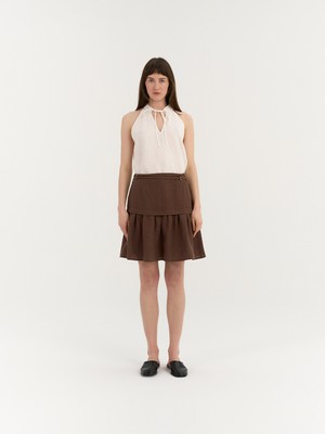 Ravena Gathered Skirt from AmourLinen