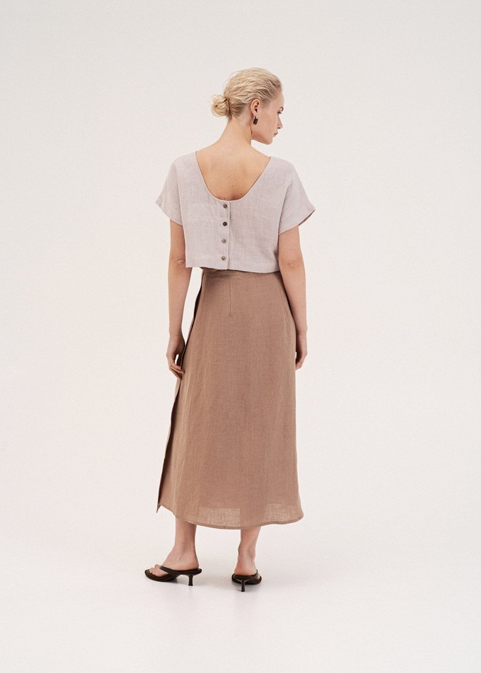 Iris Wrap Skirt from AmourLinen