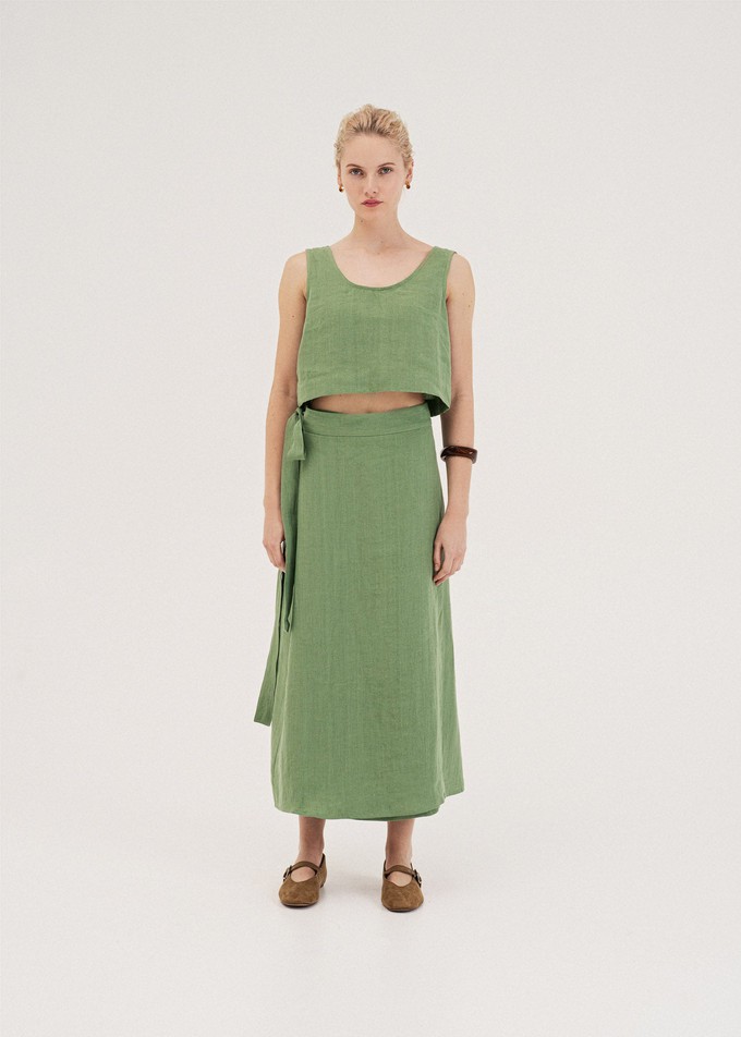 Iris Wrap Skirt from AmourLinen