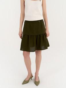 Ravena Gathered Skirt via AmourLinen