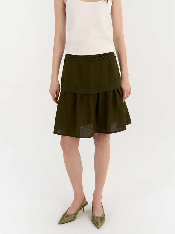 Ravena Gathered Skirt from AmourLinen