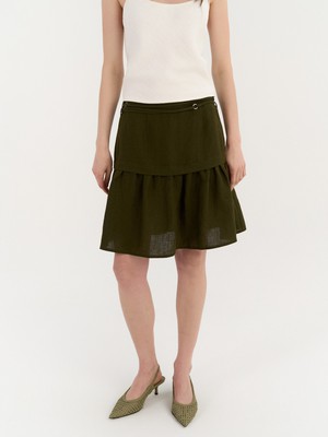 Ravena Gathered Skirt from AmourLinen