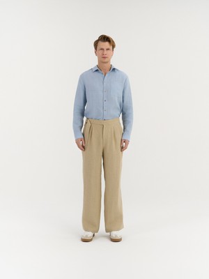 Enzo Pleated Pants from AmourLinen