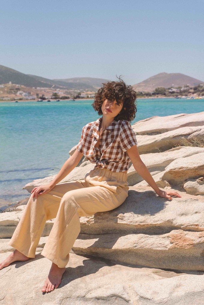 OULU pants in Mustard from AmourLinen