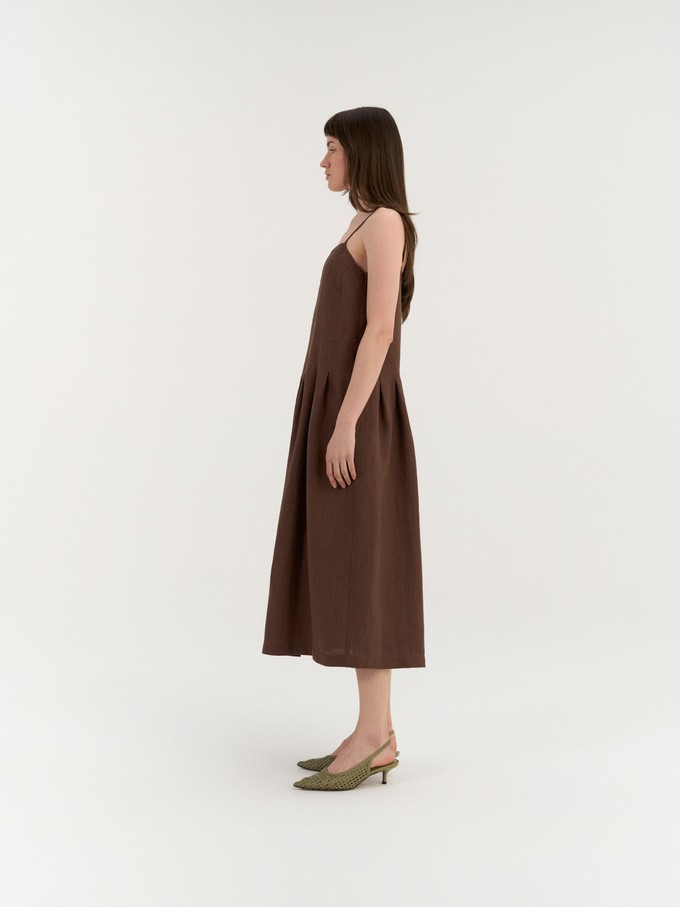 Sarah Pleated Dress from AmourLinen