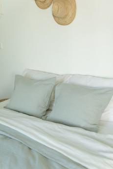 Linen pillowcase in Sage Green via AmourLinen
