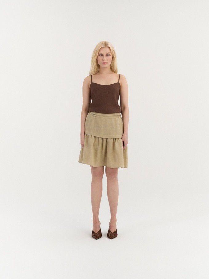 Ravena Gathered Skirt from AmourLinen