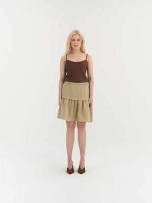 Ravena Gathered Skirt from AmourLinen