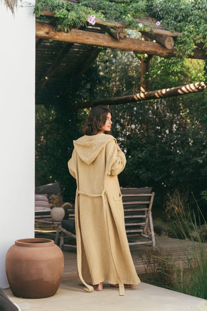 Women’s Waffle Bathrobe from AmourLinen