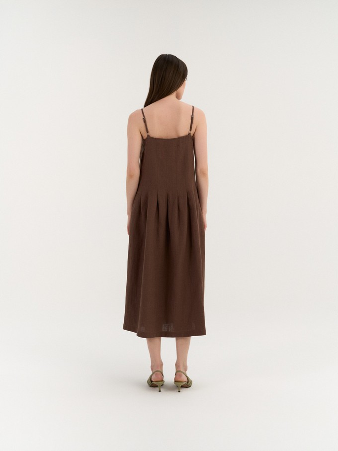 Sarah Pleated Dress from AmourLinen