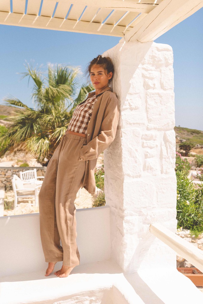 Suit set SAHARA in Rosy Brown from AmourLinen