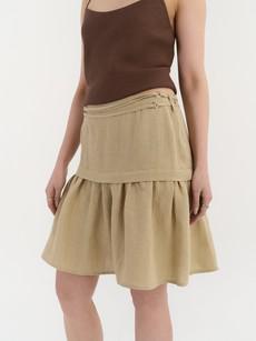 Ravena Gathered Skirt via AmourLinen