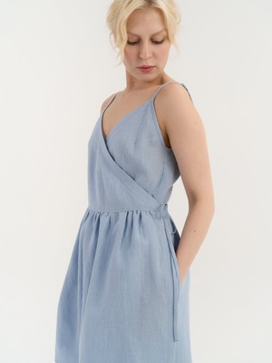 Luna Wrap Dress from AmourLinen