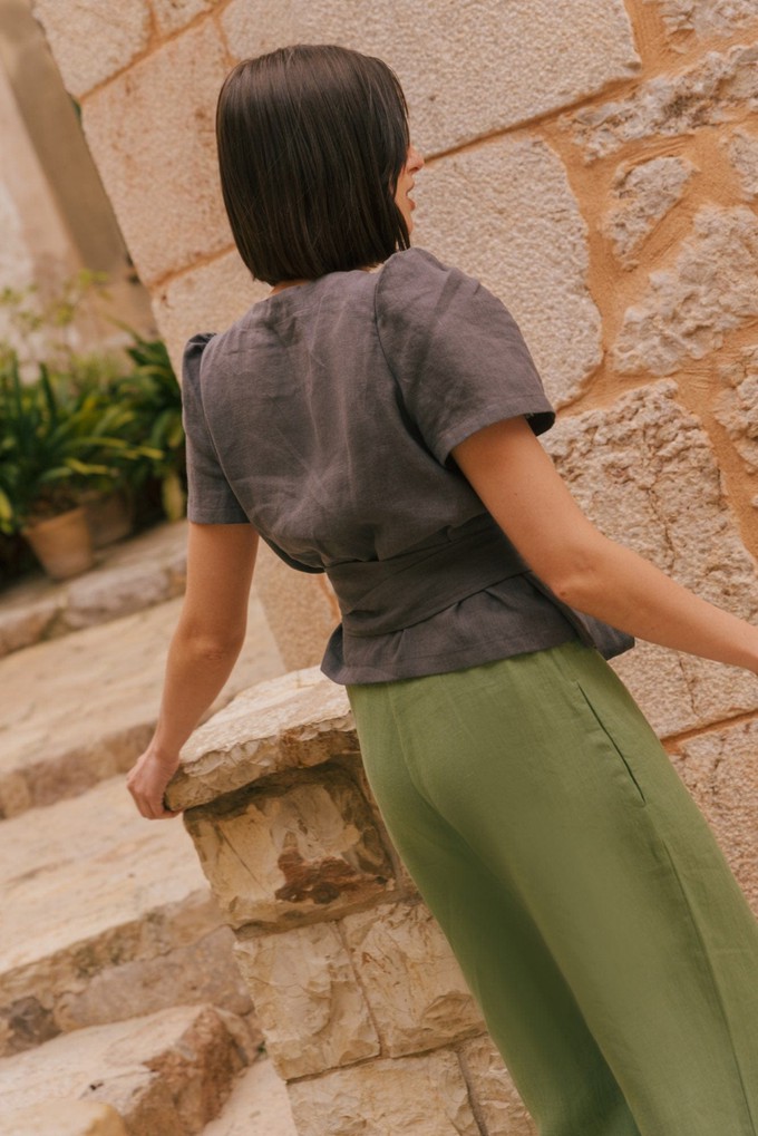 Elisa Wrap Top from AmourLinen