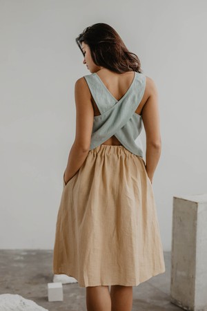 DAISY skirt in Rosy Brown | sale from AmourLinen
