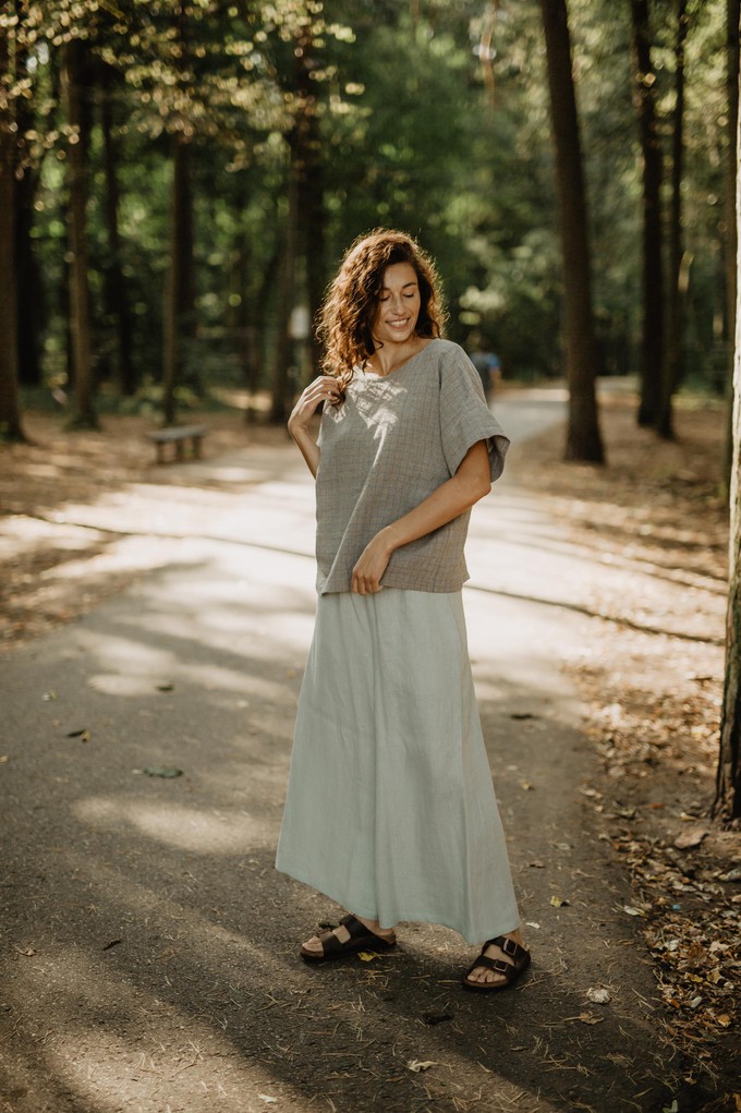 ISABELLA pants in Sage Green from AmourLinen