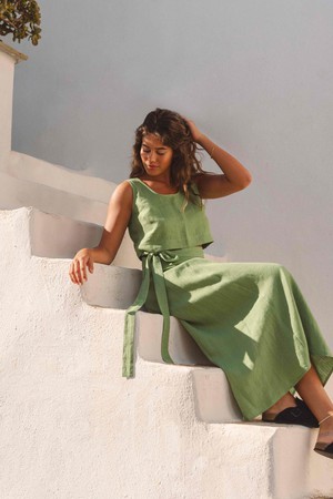 Iris Wrap Skirt from AmourLinen