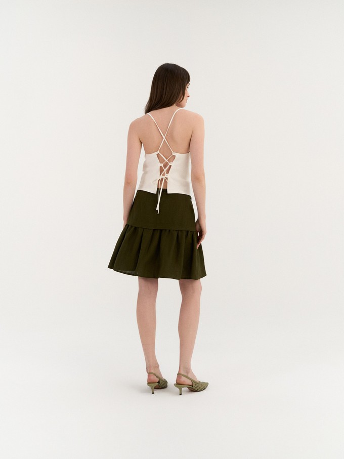 Ravena Gathered Skirt from AmourLinen