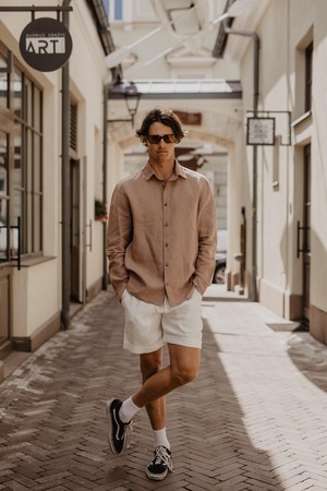 Classic linen shirt HECTOR | ARCHIVE SALE from AmourLinen