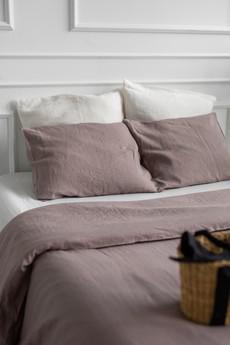 Linen pillowcase in Rosy Brown via AmourLinen