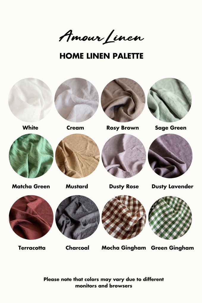 Linen couch cover from AmourLinen Linen couch cover from AmourLinen