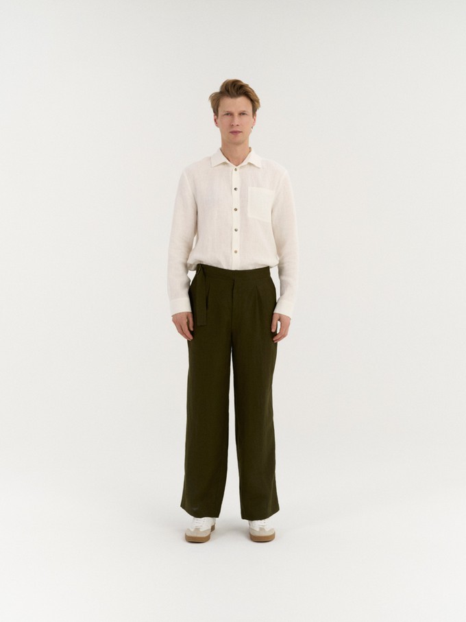 Enzo Pleated Pants from AmourLinen