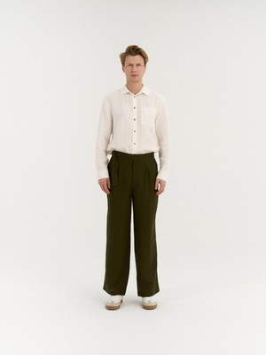 Enzo Pleated Pants from AmourLinen
