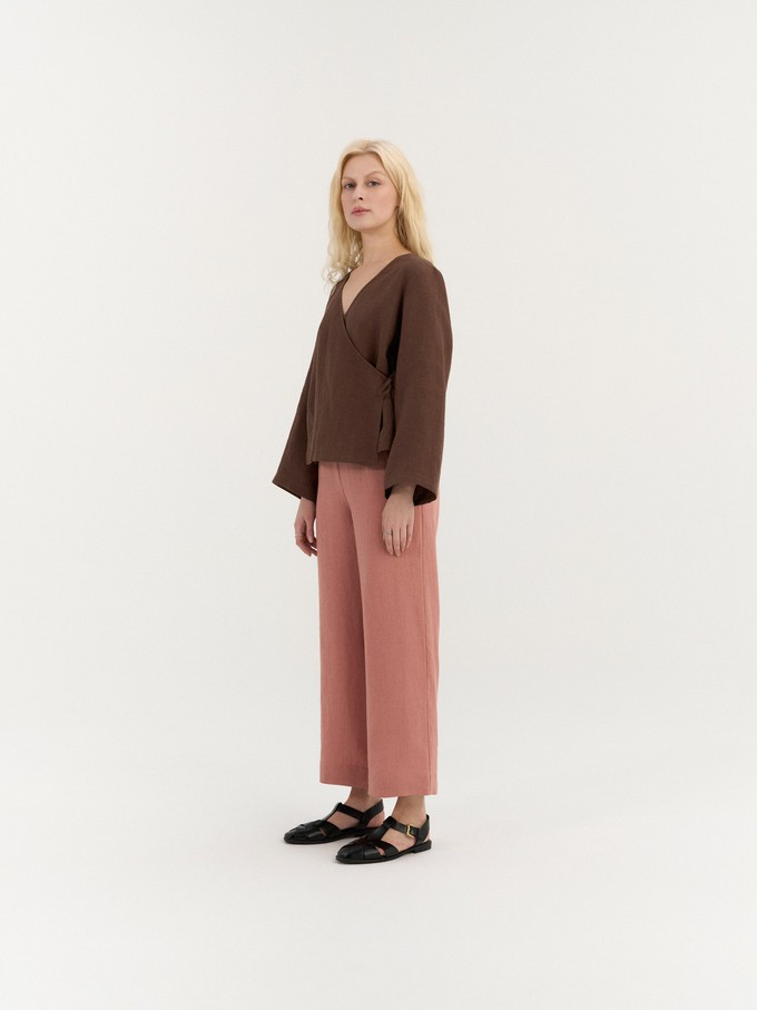 Adele Wrap Top from AmourLinen