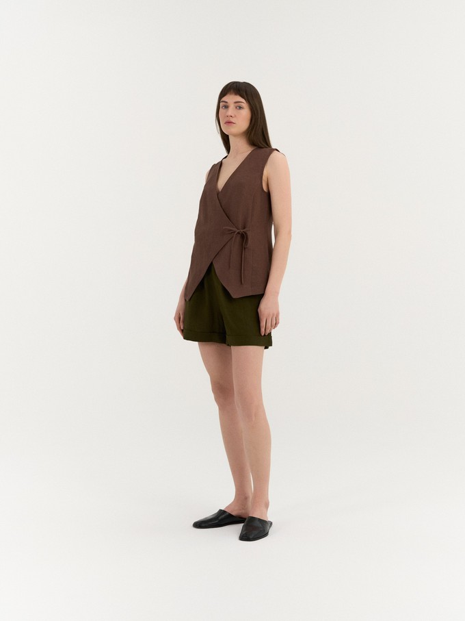 Blanca Wrap Top from AmourLinen