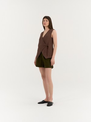 Blanca Wrap Top from AmourLinen