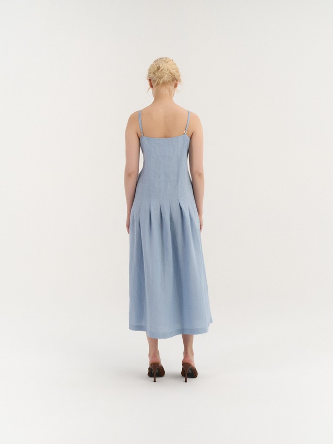 Sarah Pleated Dress from AmourLinen